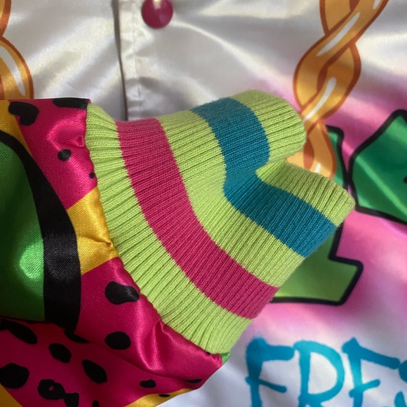 Headgear Classics Men's Fresh Prince Of Bel Air Graffiti Satin Jacket Men's M - Picture 4 of 9